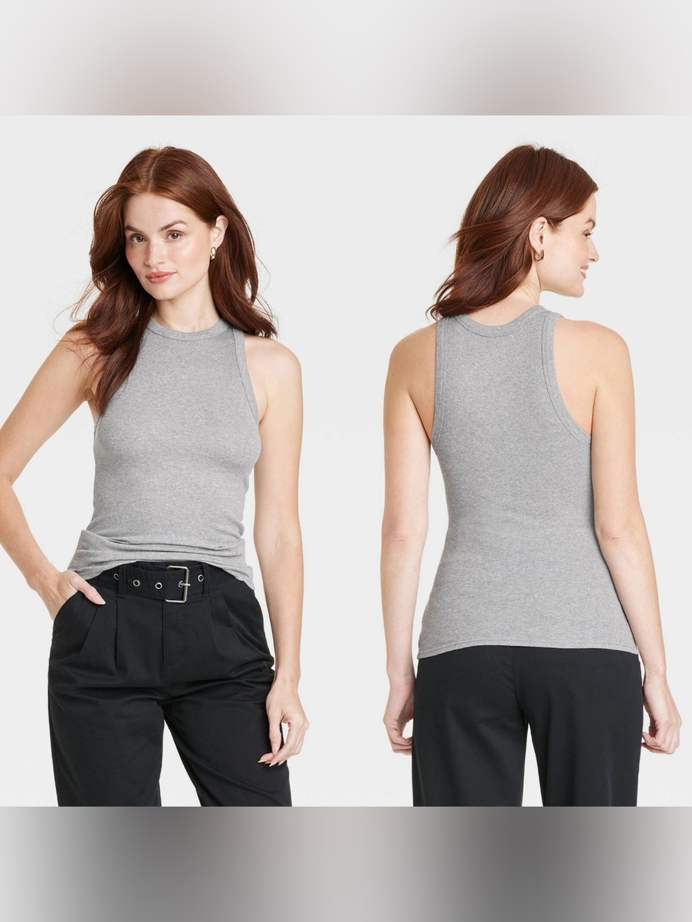 A New Day Women’s Slim Fit Ribbed Tank Top. Size XS.